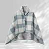 1pc Wearable Blankets Shawl Blanket Flannel Lazy Casual Office Blanket 4
