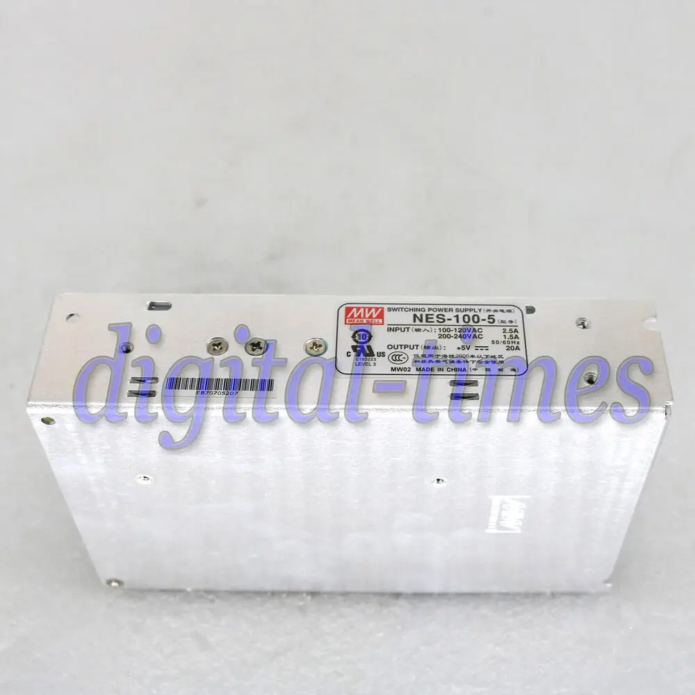 

Новый импульсный источник питания MEAN WELL NES-100-5 5V 20A