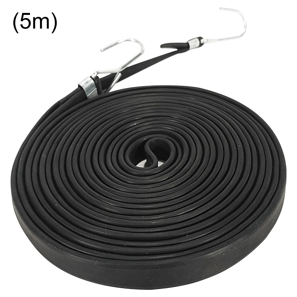 2.5/3.5/5M Bungee Cords with Hooks Extra Long Bungee Strap Ropes Rubber Strong Elastic Rope for Hand Truck Motorcycle Cars Bikes
