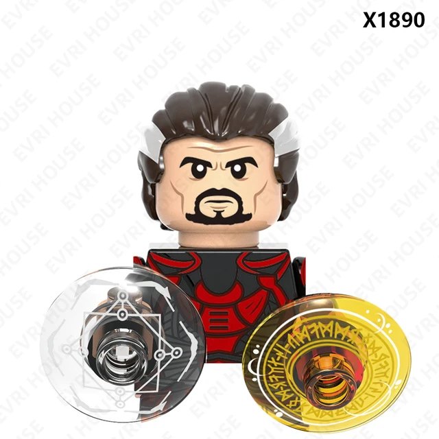 Superhero Strange Multiverse Action Figures Scarlet Witch Mordo Wong Mini Bricks Disney Building Blocks Toys for Children X1890