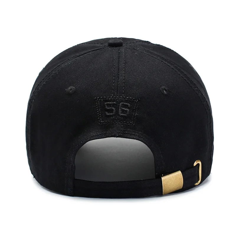 Fashion Big Head Men Women Embroidery Red Label Round Top Baseball Cap Breathable Leisure Sun Hat Sports Sun Cap Golf baseball caps sports sun hats golf caps