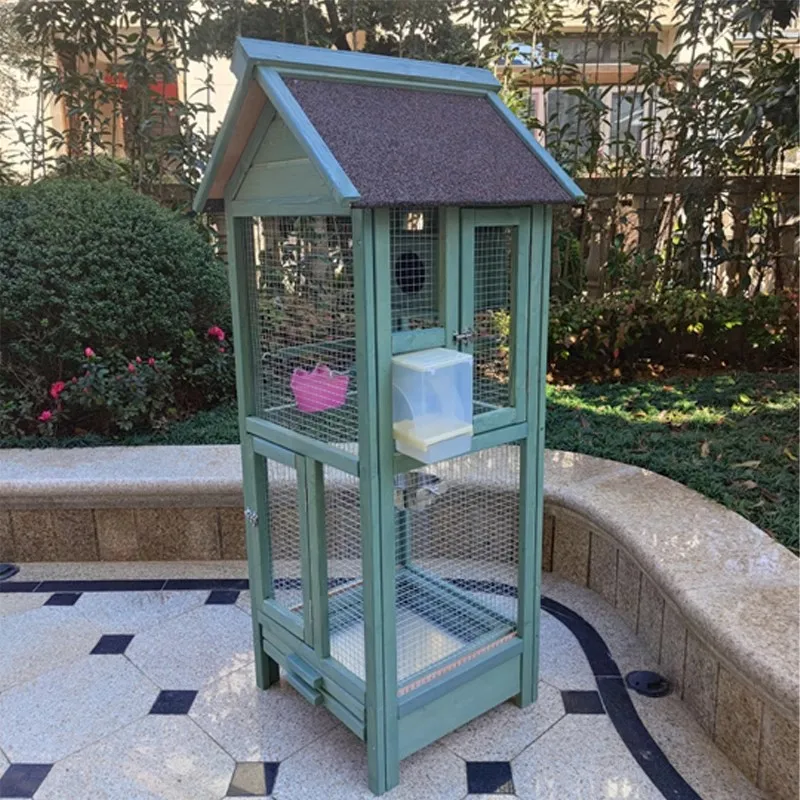Carrier Parrot Birdcage Accessori Feeder Budgie Rabbit Bird House Cage Amaca Outdoor Gabbia Per Uccelli Pet Supplies Cy50Bc