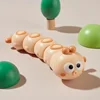 Electric Caterpillar Light Musical Dancing Animal Doll Battery Operated Kids Toy Montessori Caterpillar artículos para mascotas 4