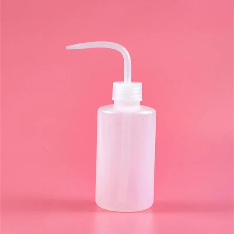250/500/1000ml Capacity Tattoo Wash Clear White Plastic Squeeze Bottle Laboratory Measuring Bottle