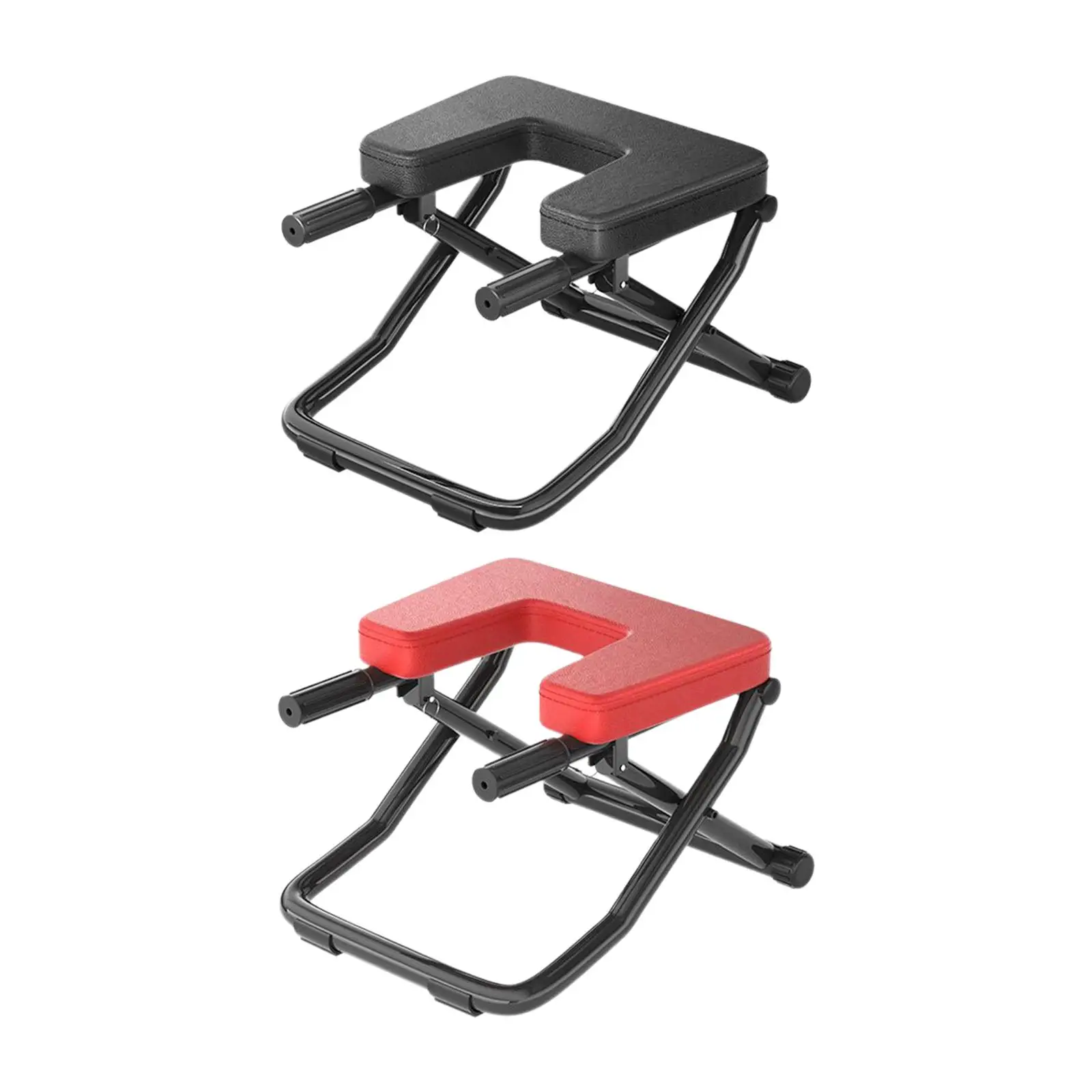 

Yoga Headstand Bench Feet Invert Easily Home Heavy Duty with Steel Frame