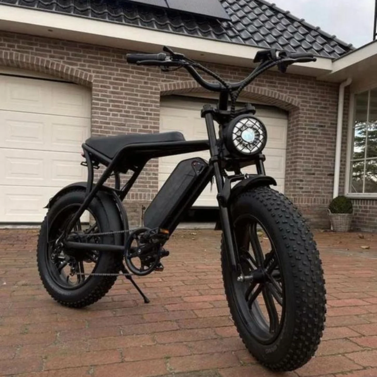 

Fat Tire Electric Bike Original Ouxi V8 7 Speed Fat E-bikes In EU USA Warehouse 48V 15ah Battery Fat Bike