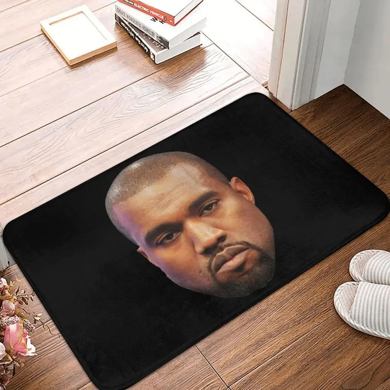 

Kanye West Funny Meme Front Door Mat Anti-Slip Indoor Absorbent Doormat Floor Bath Entrance Rug Carpet
