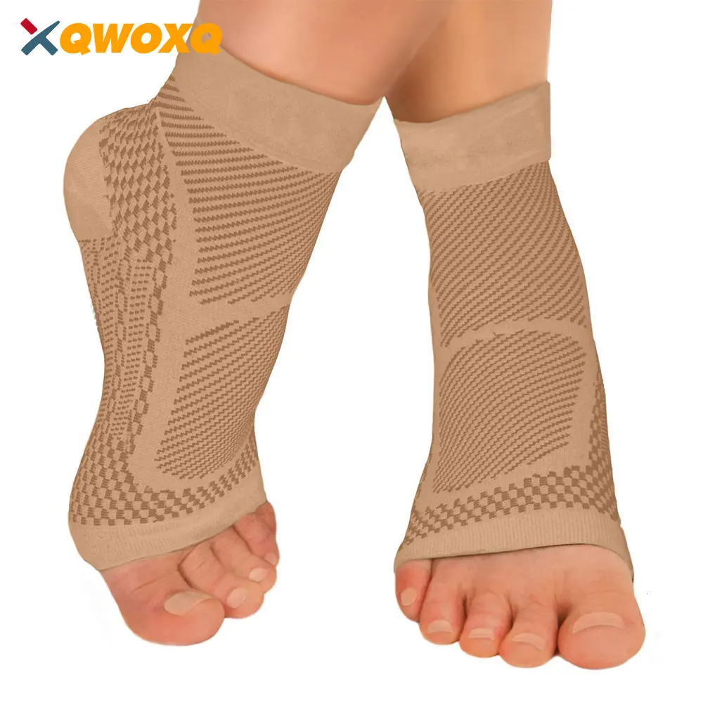 

Sports Ankle Brace Compression Sleeve Plantar Fasciitis Sock for Achilles Tendonitis Joint Pain Reduces Swelling Heel Spur Pain