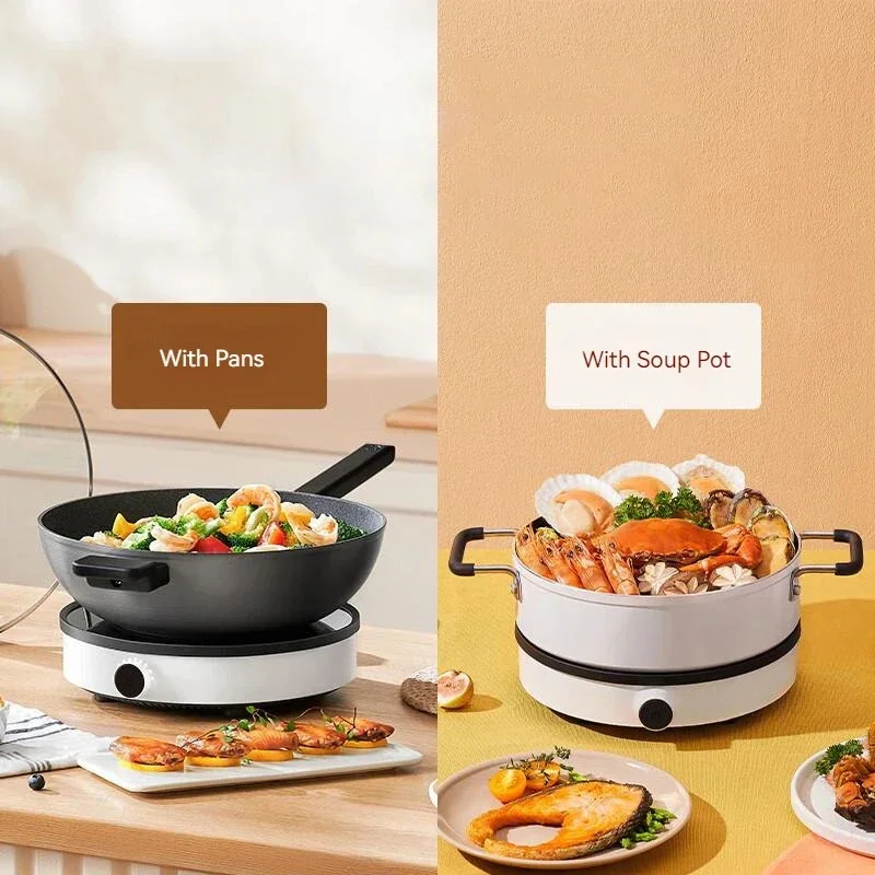 XIAOMI MIJIA Induction Cooker Youth Version 2100W Power 9 Levels Of Power Adjustable Low Continuous Kitchen Cooker