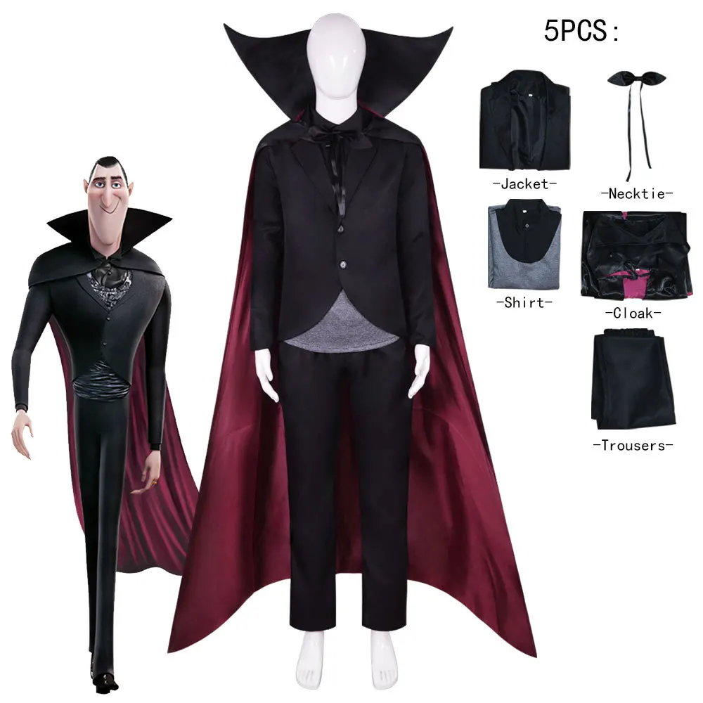 Classic Dracula Cosplay Costume for Men (Unofficial)