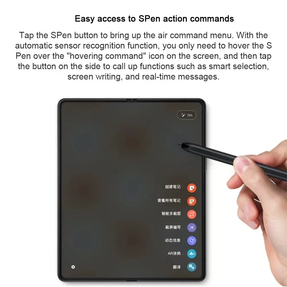 Touch Stylus Pen S Pen For Samsung Galaxy Z Fold4 Fold3 5G S Pen For Samsung Z Fold3/4 5G Phone Writing Pencil (Not Original)