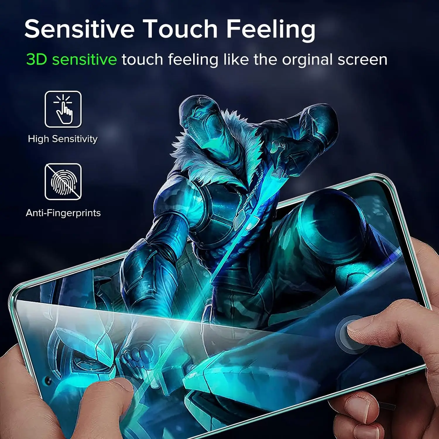 Premium 9H Tempered Glass Screen Protector Film (2/4 Pack)