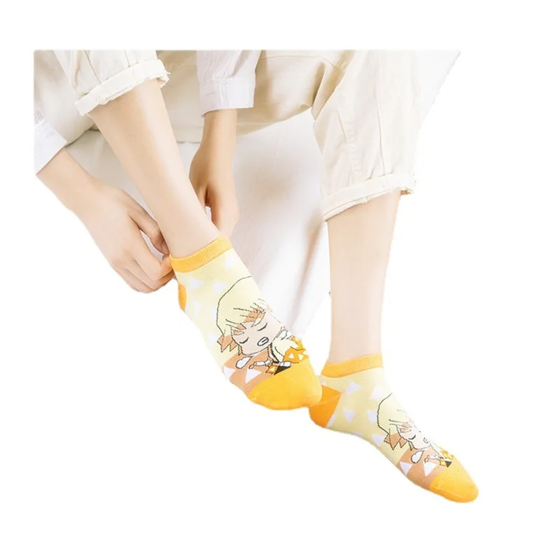 Anime Socks anime socks Demon Slayer Cosplay Costume Sock Men Women Props Accessories
