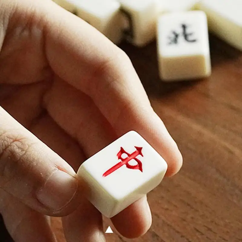 144個のミニ麻雀ゲームセット伝統的な中国の不可抗力パーティー