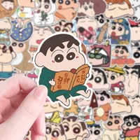 100PCS Cartoon Anime Kawaii Crayon Shin Chan Stickers for Car Laptop Phone Stationery Decor Decals Waterproof Sticker Kids Toys 2