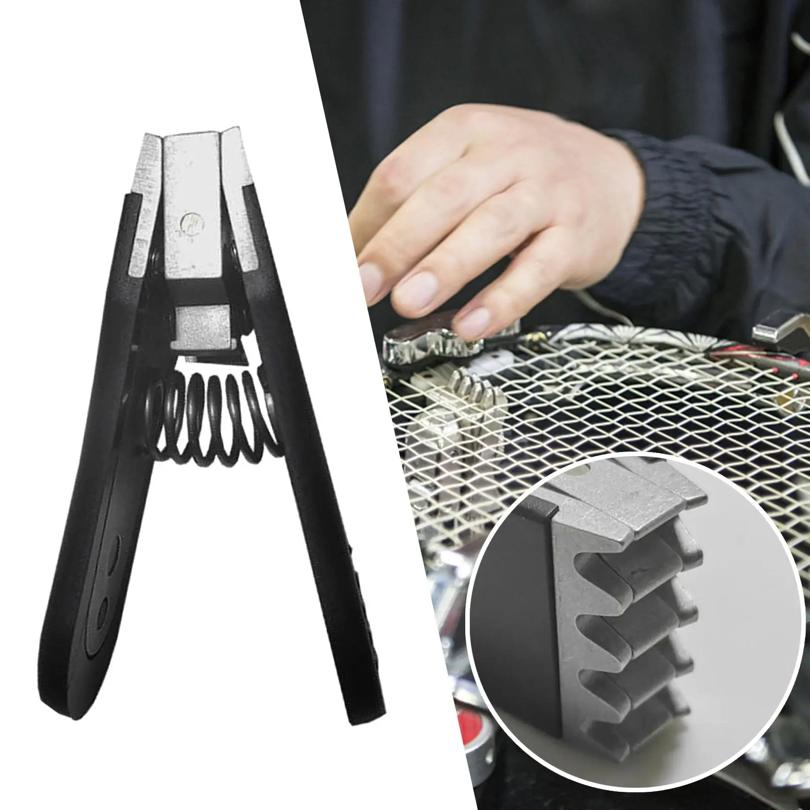 Badminton Tool for Racket Accessories And Supplies , Black, 8.5cmx4.5cmx2cm