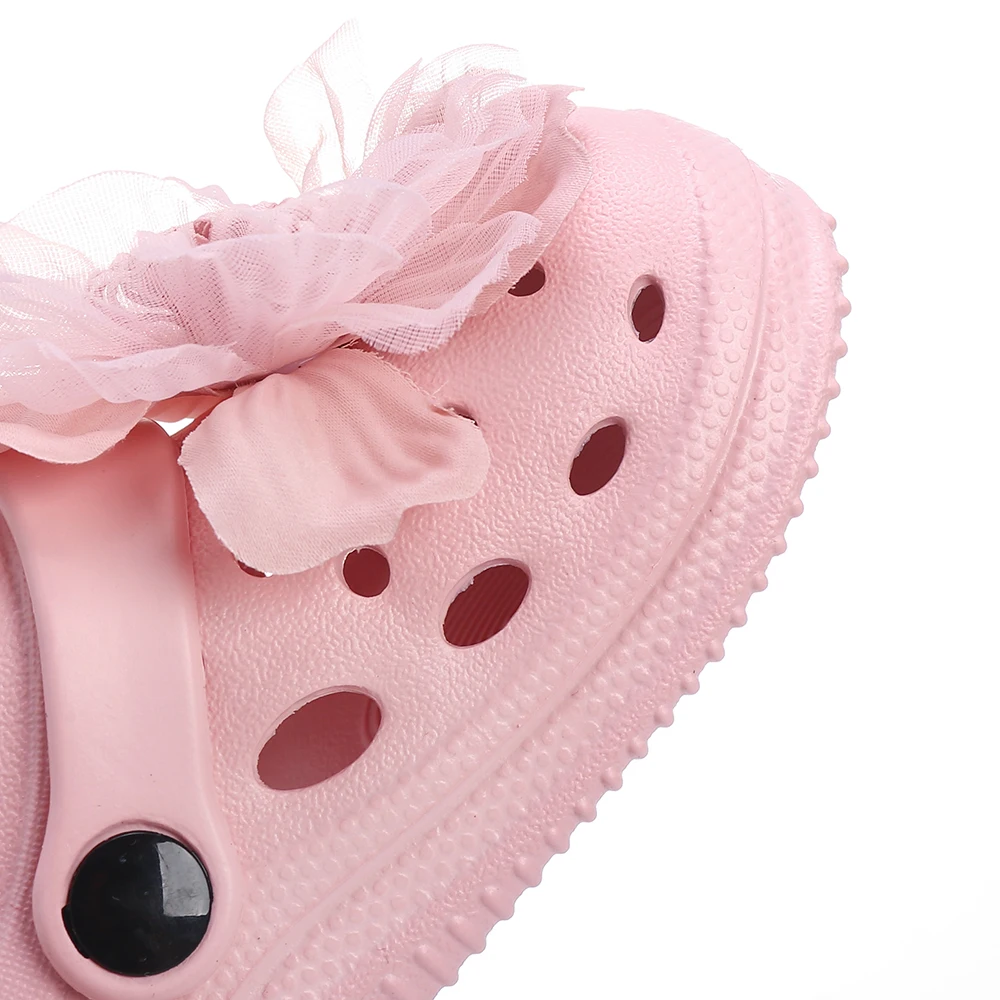 Sommer Neue Baby-Hausschuhe Rutschfeste Weiche Sohle Komfortable Modische Süße Kinder-Lochschuhe Jungen Mädchen Kinder Outdoor-Sandalen – Detail 9