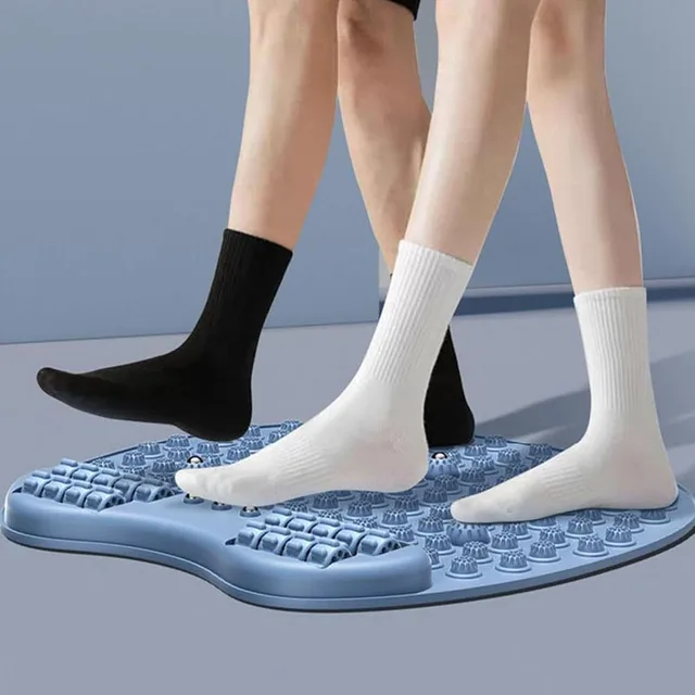 Jogging Acupressure Board Foot Jogging Massage Mat Acupressure Board Acupressure Mat Foldable With Rollers For Foot Relaxation 6