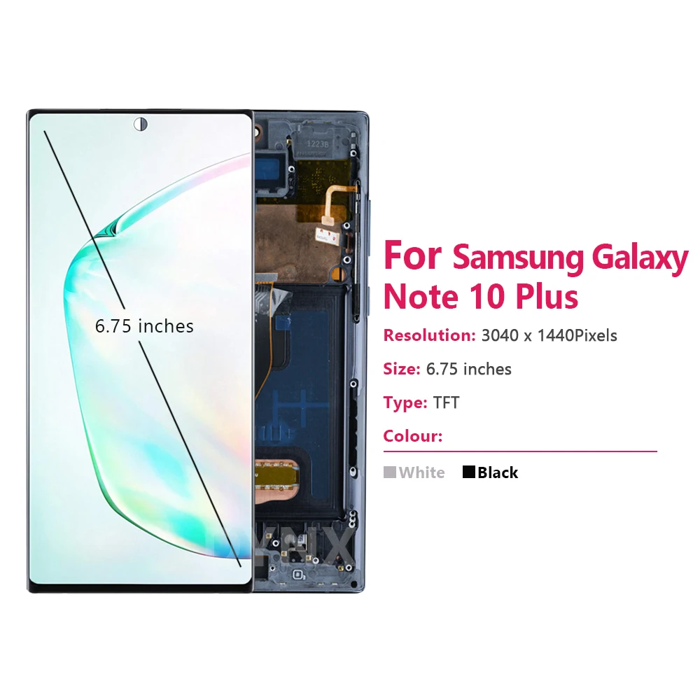 Ｚ  Ʈ 10 ÷ LCD ÷  ġ ũ,  ִ AAA +  Ƹ ũ, Ｚ Ʈ 10 ÷ N975F/D