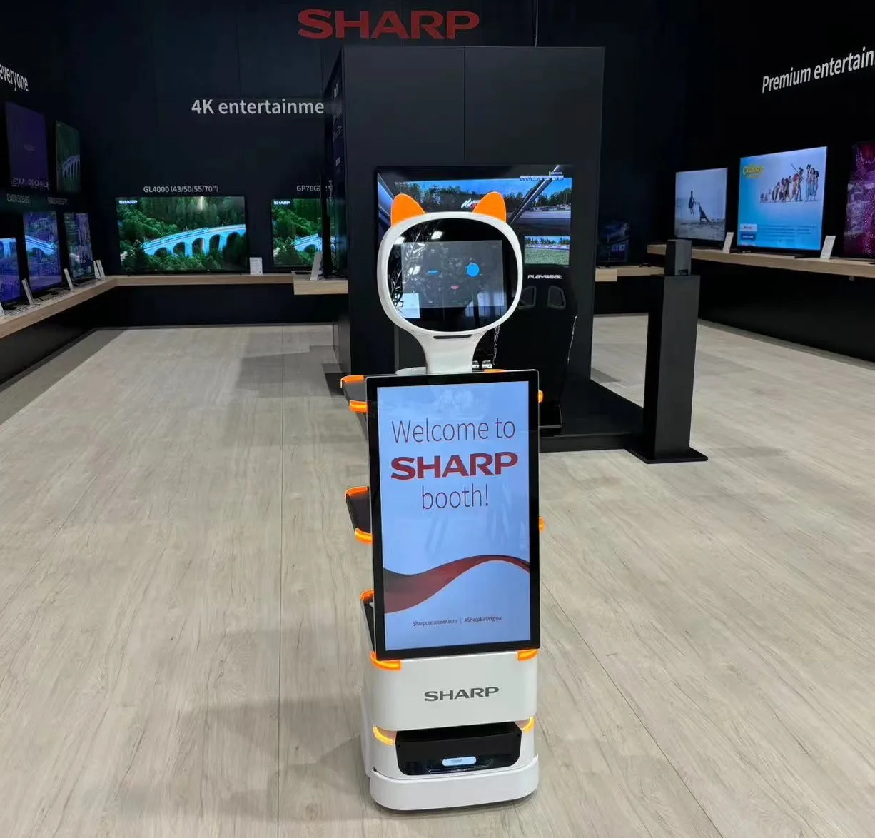 Commercial Robot Advertising Display Advertising Robot Commercial AI Mobile