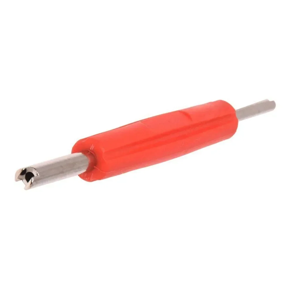 Set De 4 Extractores De Núcleo De Válvula Para Neumáticos, Con Mango Plástico Rojo, Para Coches, Motos Y Bicicletas