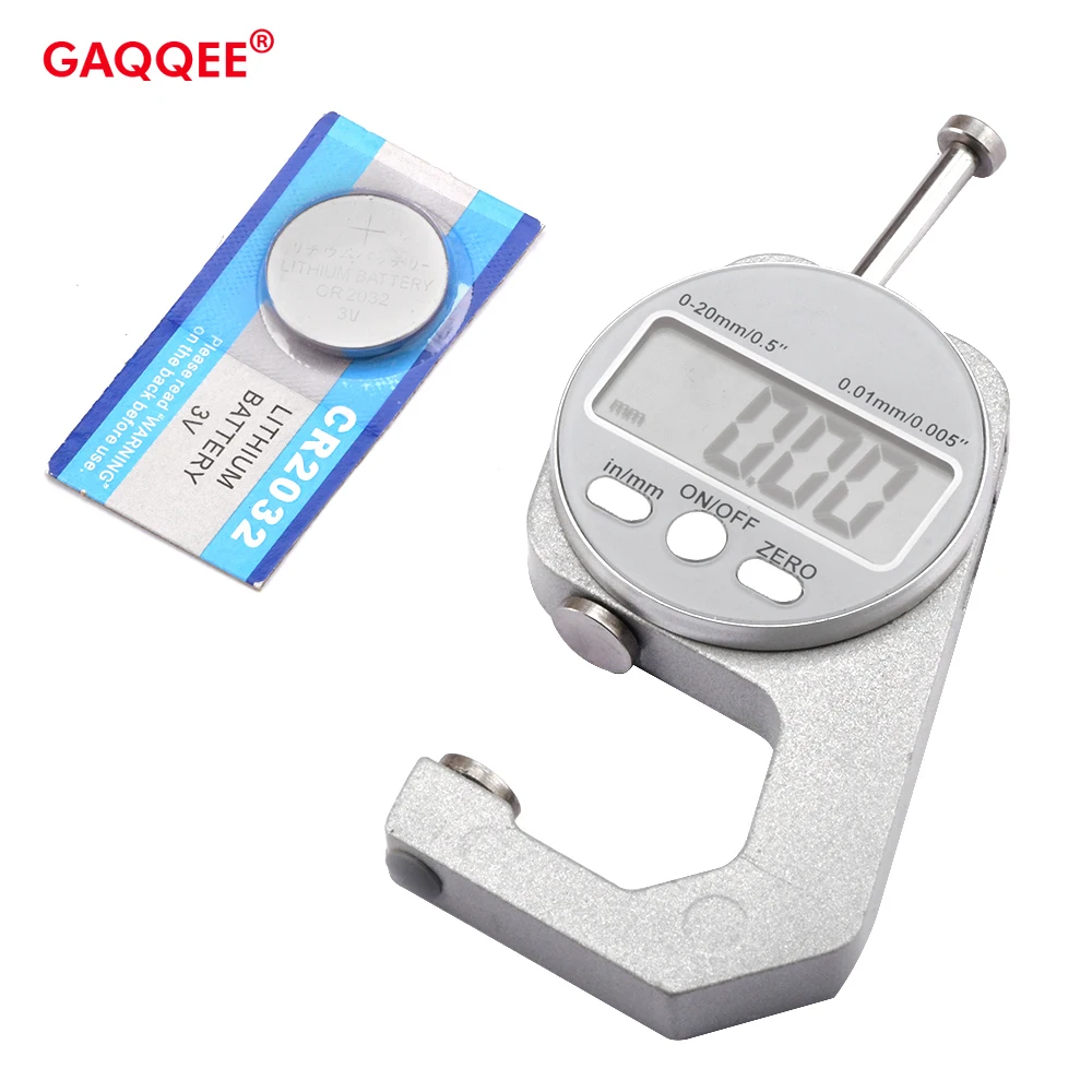 Digital Display Thickness Gauge 0-10/20mm