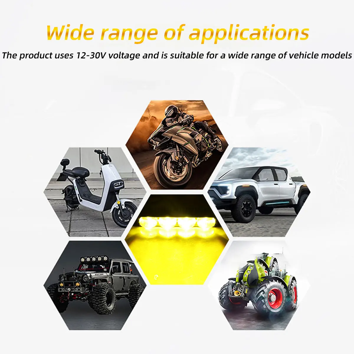 30W Dual-Color LED Work Light 6