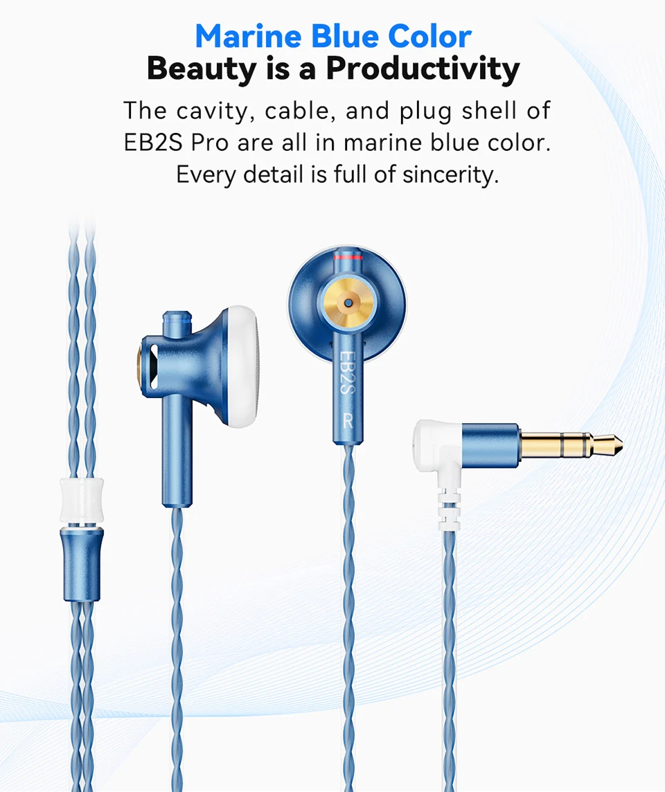 Cabeça Chata Earbud HIFI Fone De Ouvido