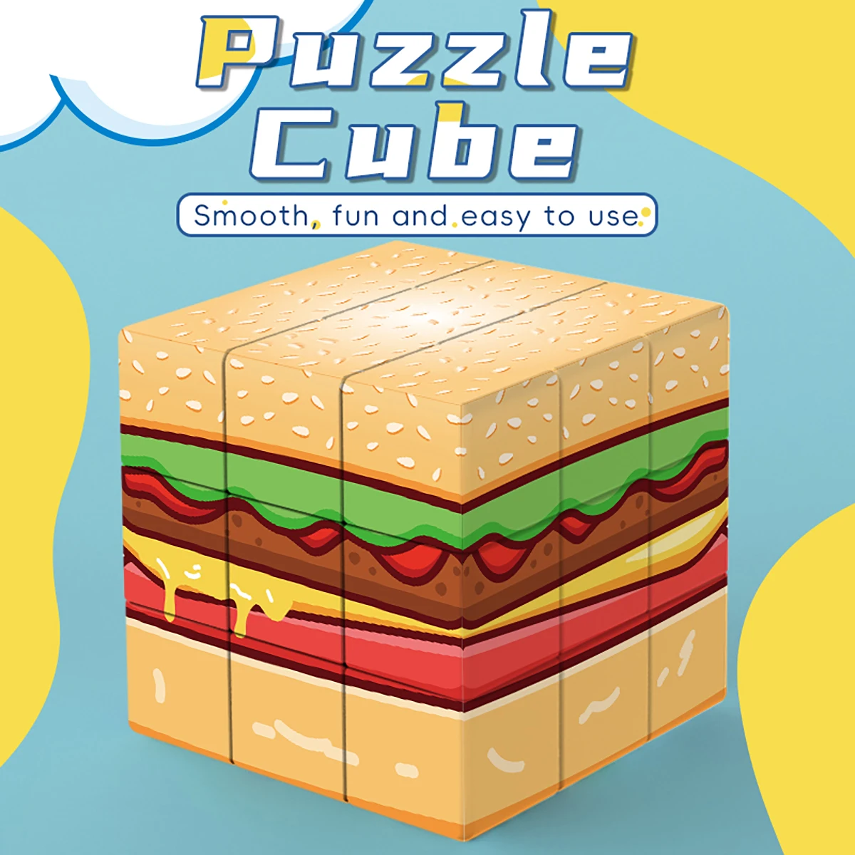 Rubik's Cube 3x3 Hamburger
