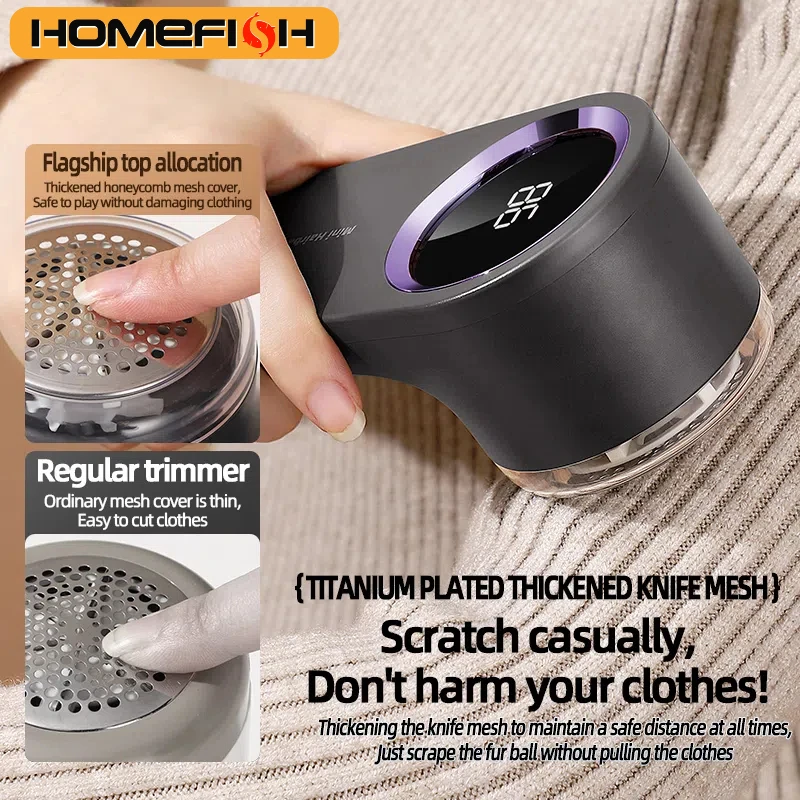 Lint Remover USB Charging Electric Pellet Machine Hair Ball Lint Trimmer Portable Electric Clothes Lint Machine High-speed Moto BEST SELLERS