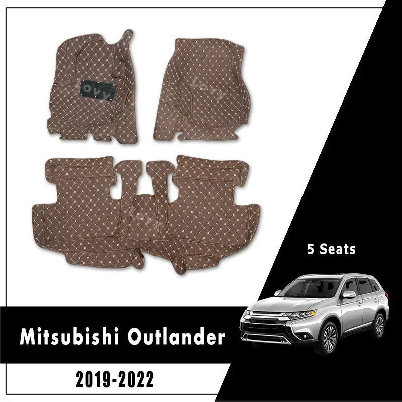 

Для Mitsubishi Outlander 2019 2020 2021 2022 (5 сидений) автомобильные коврики автомобильные аксессуары для интерьера водонепроницаемые автомобильные