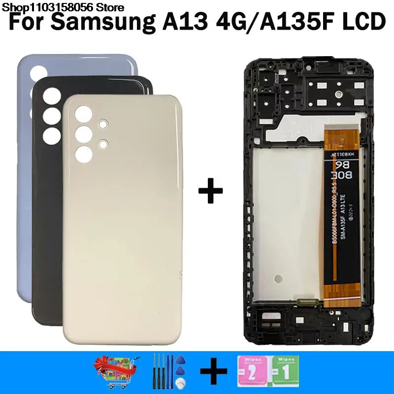 

Digitador da tela táctil da exposição do LCD para a galáxia de Samsung, LTE 4G, A13, A135, A135F, A135U, A135U1