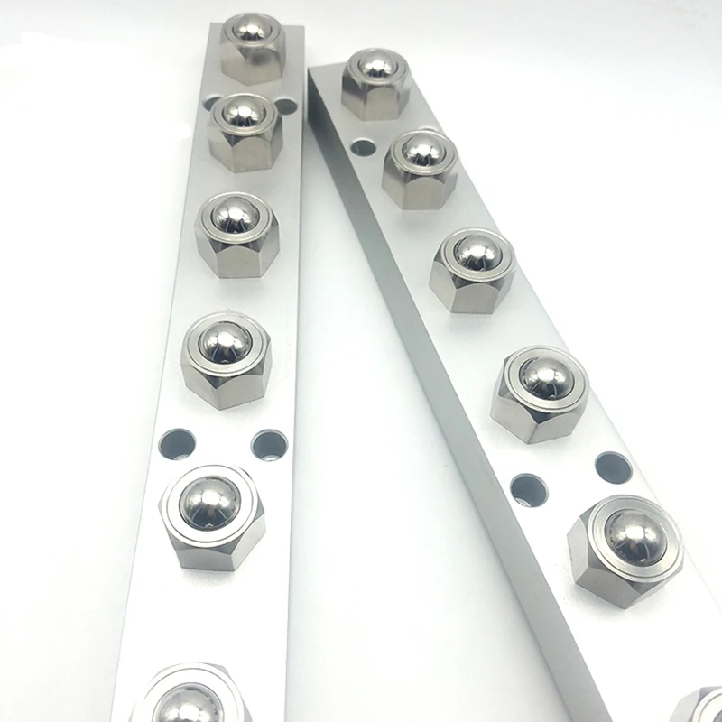 ZBUHL ZBUHA400 Hex Head Stud Press-Fit Conveyor Ball Rollers Ball Transfer Units for table rollers