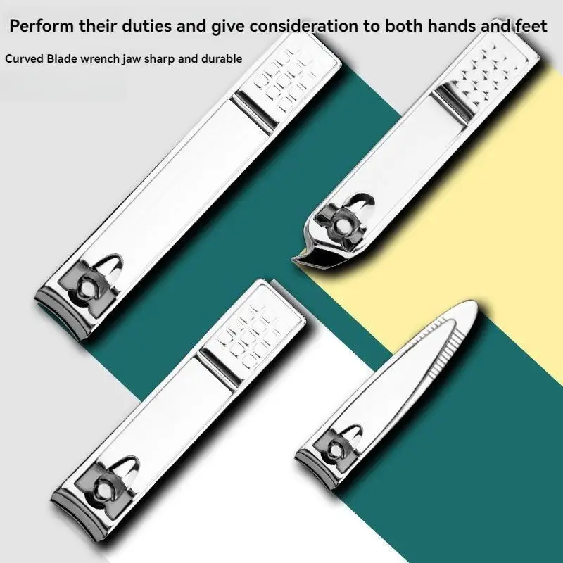Nail Clipper Set 19pcs Stainless Steel Nail Scissor Set Full Set Household Cuticle Nipper Manicure Tools