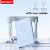 Wireless Magnetic Power Bank With Type-C Cable Portable Fast Charger Stand 10000mAh External Spare Battery For iPhone Xiaomi 2