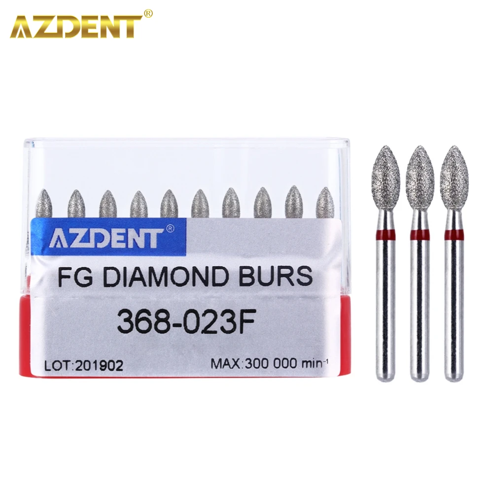 Jual Dental Diamond Bur Preparasi Porcelain Porselen 109 High Speed Azdent I.212504948