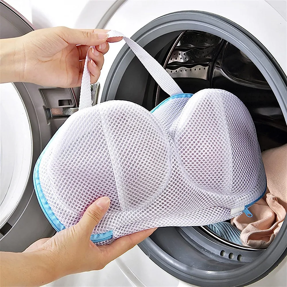 Anti-deformation Bra Mesh Bag Machine-wash Special Polyester Bags Laundry Brassiere Bag Cleaning Underwear Sports Sports Bra 2