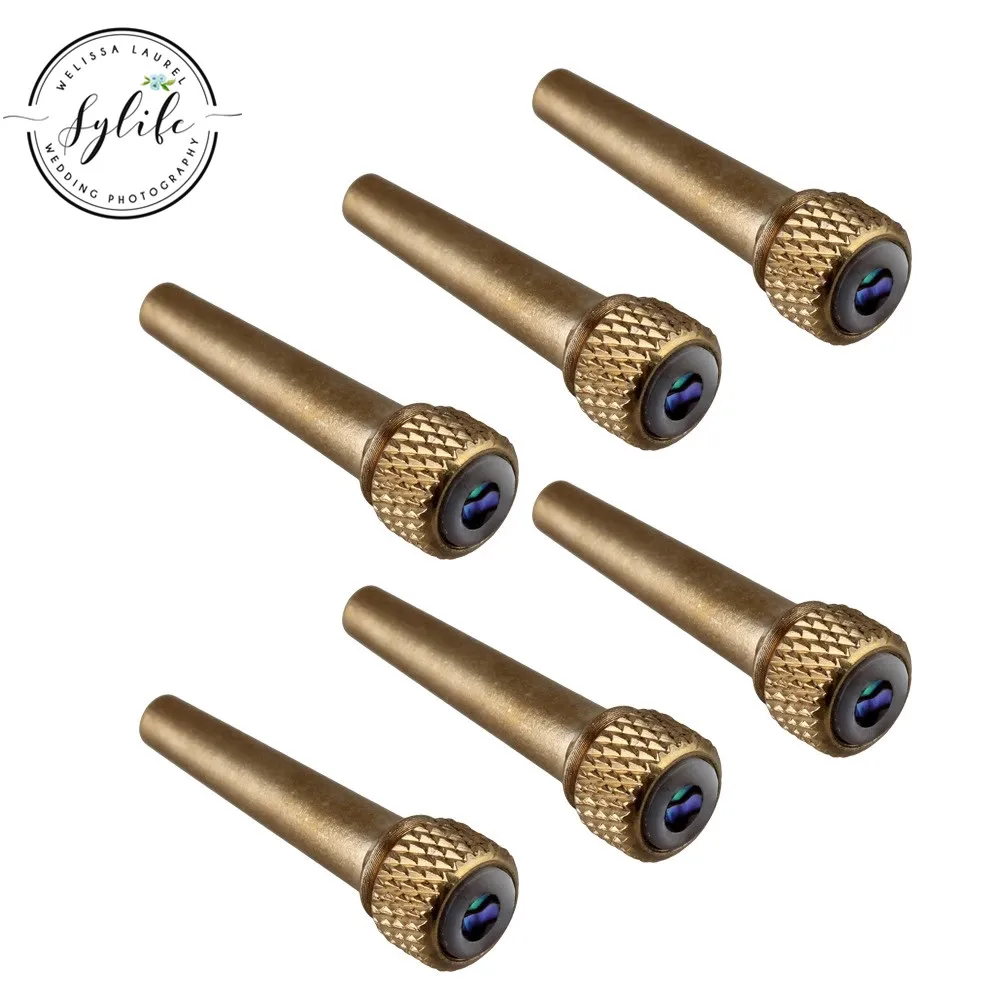 

6 шт., металлические контакты для акустической гитары