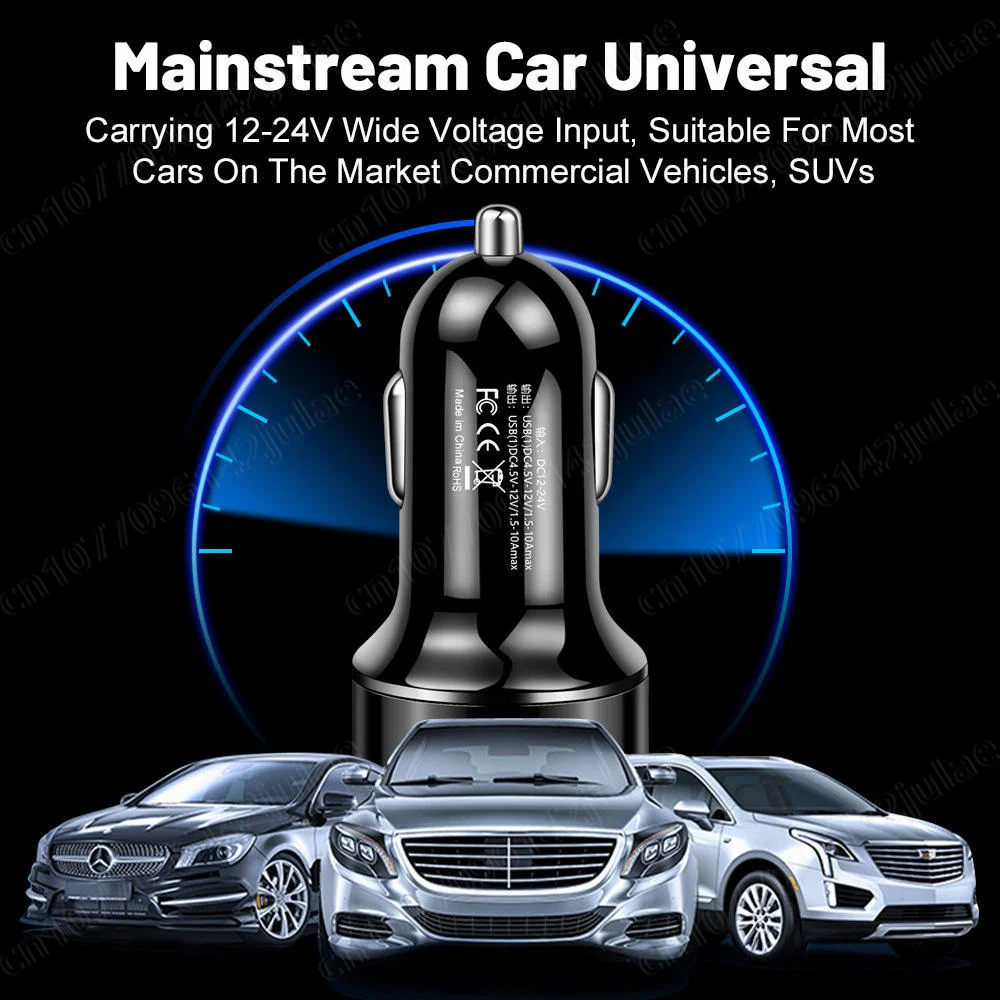 Фото Оптовая продажа, внешний usb-адаптер для автомобильного зарядного устройства qc 3,0 по конкурентоспособной цене, автомобильный адаптер, совместимый с телефонами, 5 шт., 10 шт. №4