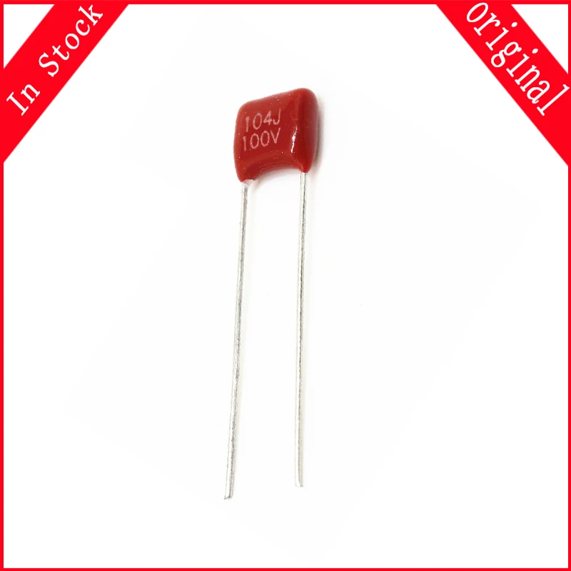 

20PCS/lot 100V104J Pitch 5mm 100NF 0.1UF 100V 104 CBB Polypropylene film capacitor In Stock