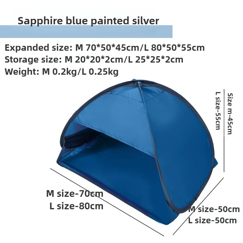 אוהל שינה לראש עם מסננת שמש, עמיד ברוח, מחמם, פתיחה אוטומטית מהירה לחוץ