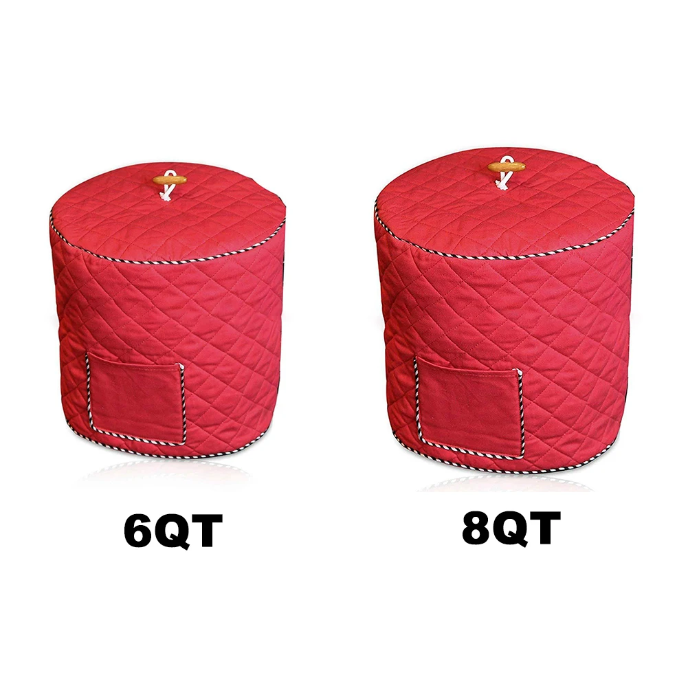 6QD 8QD Anti Static Pressure Cooker Dust Proof Cover Lining Interior Home Decorative Cooker Wrap Sleeve Foldable Protector Cover