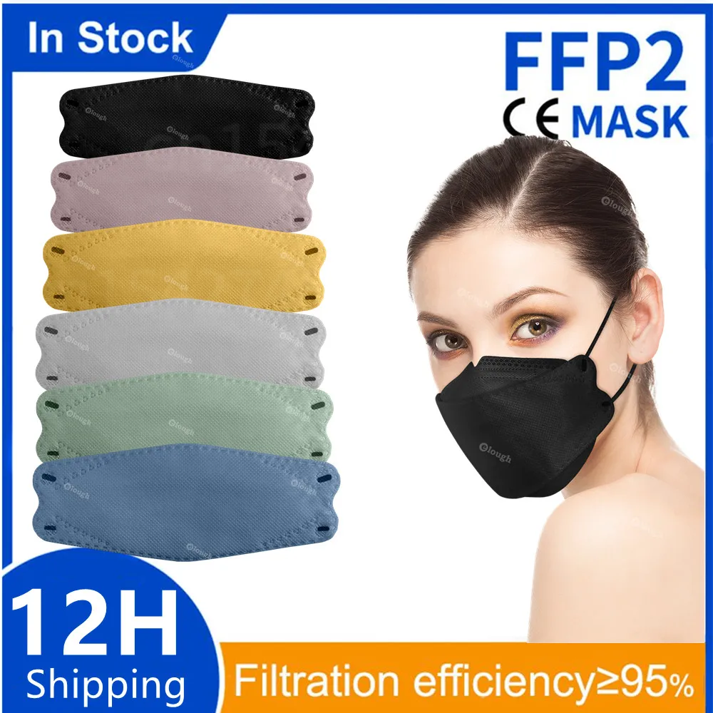 FFP2 одобренные Mascarillas ffp2 KN95 маски для лица homologada españa защитные взрослых fpp2 цветные