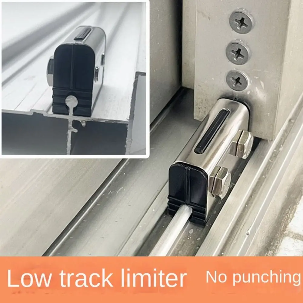 Zinc Alloy Window Limiter Buckle Sliding Security Fixed Window Locks Child Protection Anti-Theft Lock Stopper