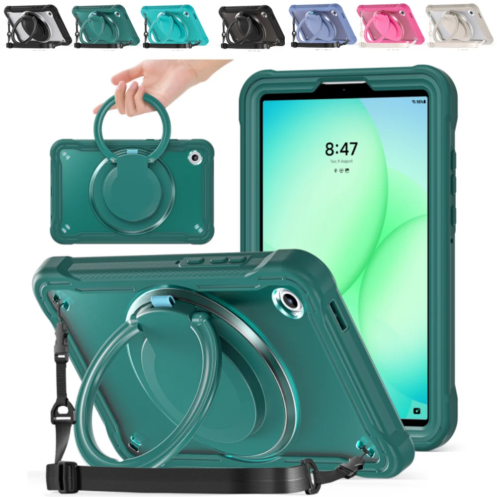 Heavy Duty Shockproof Tablet Case with Stand and Shoulder Strap