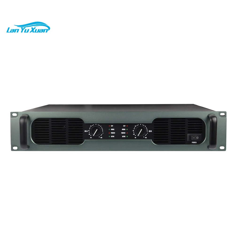 

2 channel 500W audio power amplifier for Stage