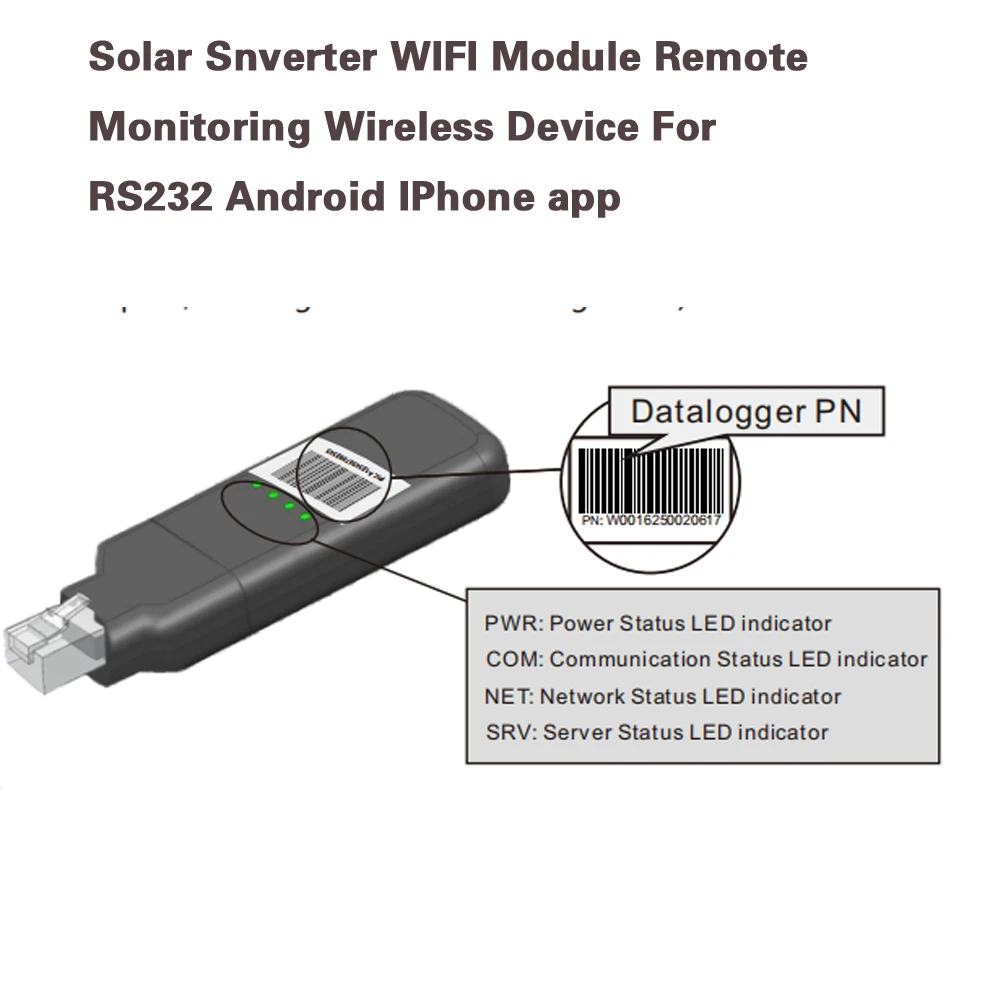 

Солнечный инвертор WIFI модуль дистанционный мониторинг беспроводное устройство для RS232 Android IPhone app