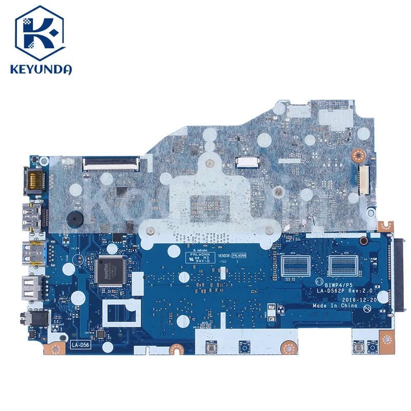 Description Picture 3 of item4G For Iconic Brand Ideapad 110-15ISK Notebook Mainboard Laptop LA-D562P 5B20L8290211 5B20L8287811 Pentium i3i5i7 6th Gen Motherboard