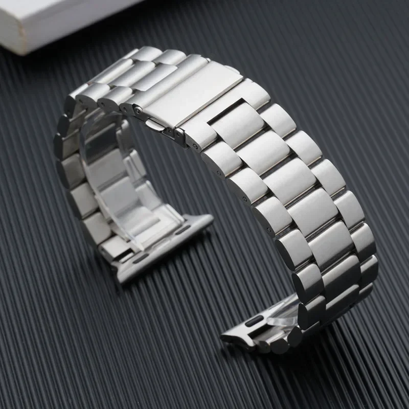 Sleek Stainless Steel Watch Strap - Premium Metal Band