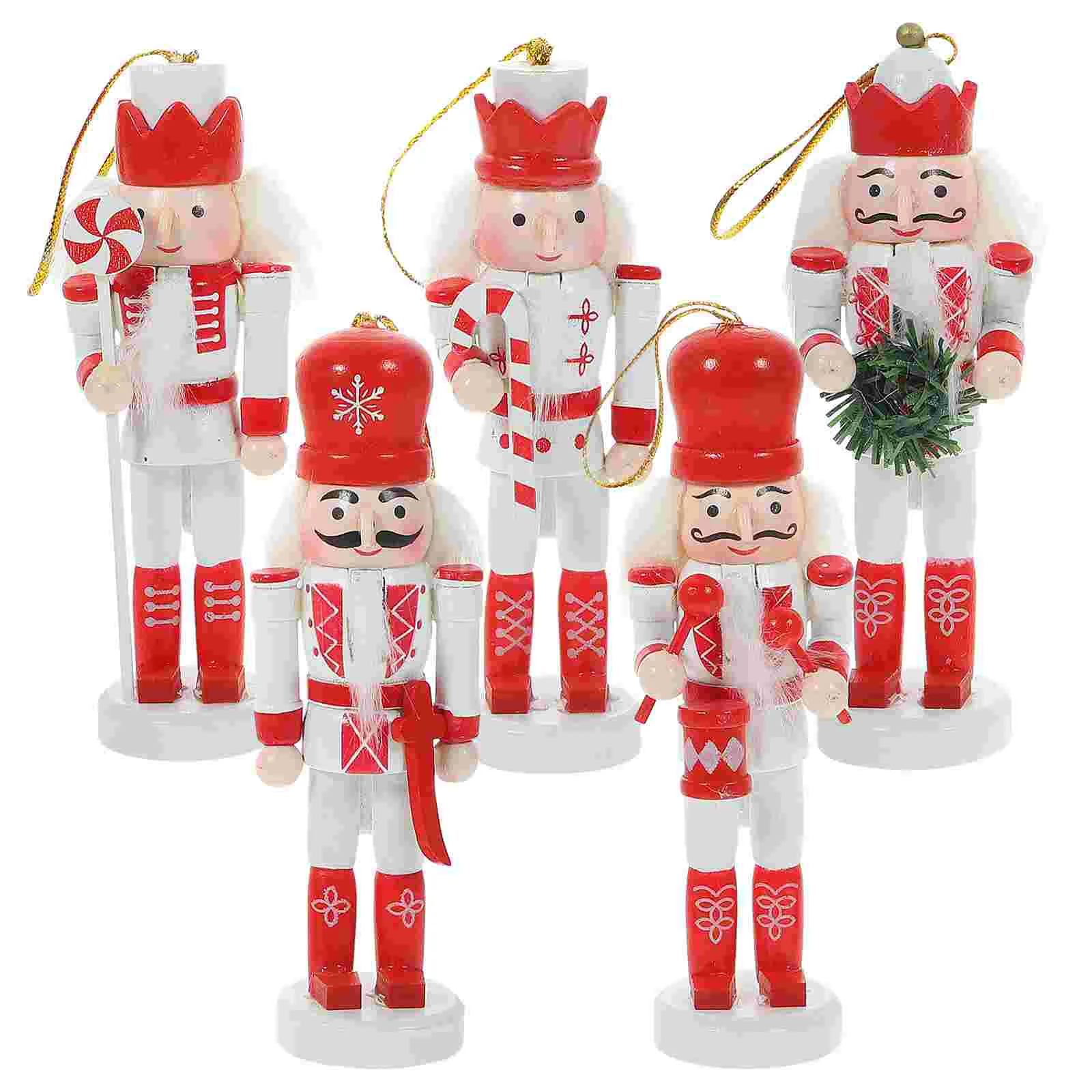 

Nutcracker Hanging Decoration Xmas Tree Nutcracker Soldier Ornament Wood Nutcracker Craft